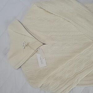 LAST CALL Beautiful Holiday Gift -Brand New Haven Well Within cable knit 1/4 zip